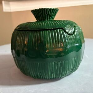 Rare Miramar Ceramic Canister with Lid